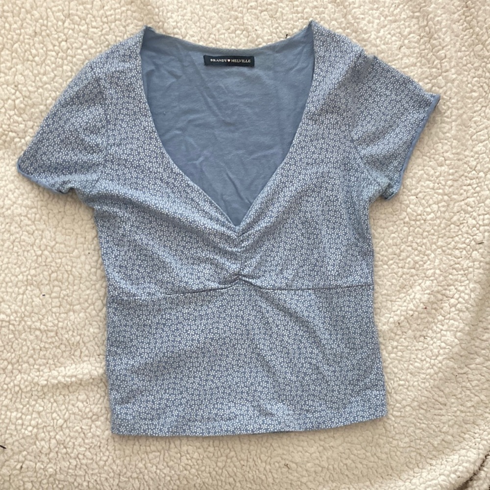 Brandy Melville Floral Gina Top